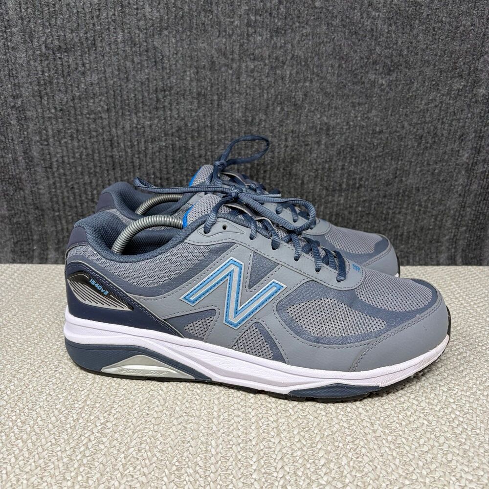 New Balance 1540V3 Grey Blue Black Athletic Shoes Men’s 10 6E WIDE M1540MB3